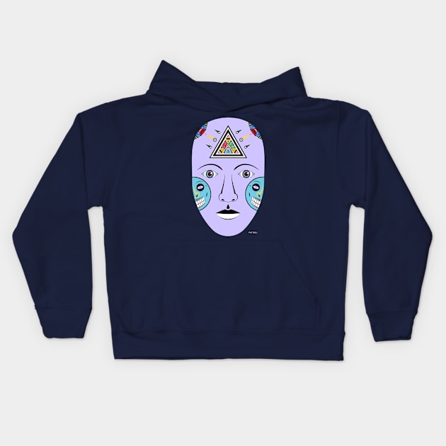 Rave Lavender Kids Hoodie by patrou